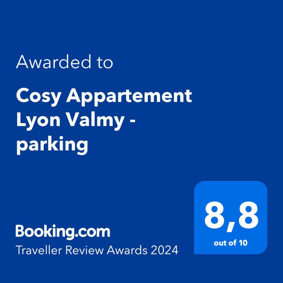 Cosy Appartement Lyon Valmy - Parking Exterior foto